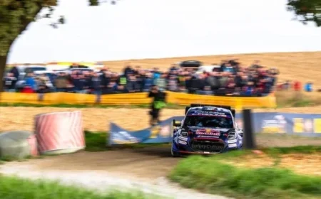 Josh McErlean Secures Ninth Place Amid Eventful Second Leg of Central European Rally