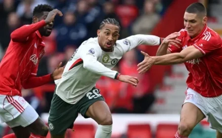 Chelsea narrowly escapes disaster in first half against struggling Nottingham Forest with shocking stat