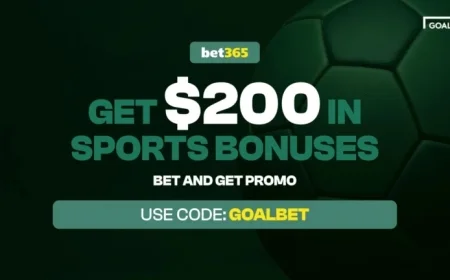 Unlock $200 in Bonus Bets for EPL and College Football with Bet365 Bonus Code GOALBET on Goalcom US