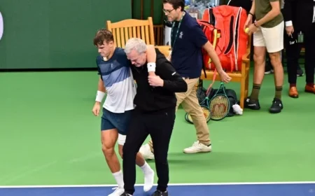 Tennis Star Exits Court in Tears Following Severe Injury Setback