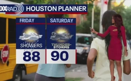 Houston Weather Alert: Expect Showers to Make a Comeback in the Forecast