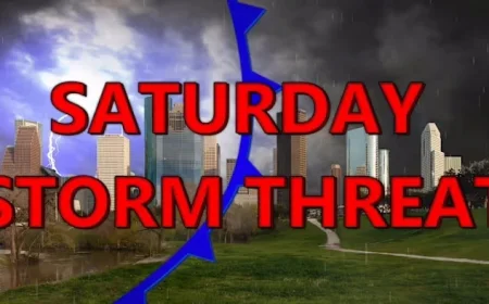 Weekend storm timeline for Houston: What to expect