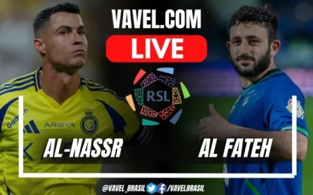 Live Score Updates: Al-Nassr Battles Al Fateh in Thrilling Saudi Pro League Match