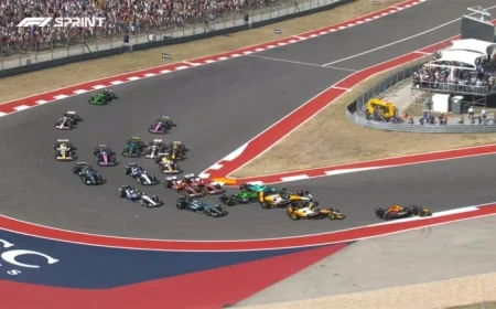 Thrilling Start Turns Chaotic as Piastri and Norris Exit After Collision