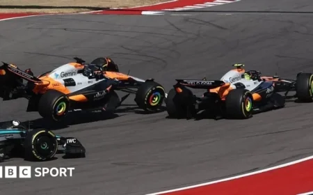 Lando Norris and Oscar Piastri Clash at US Grand Prix Sprint as Max Verstappen Secures Victory in Austin