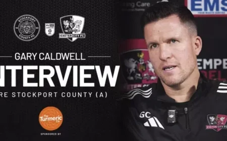 Gary Caldwell Prepares for Stockport County Away Game