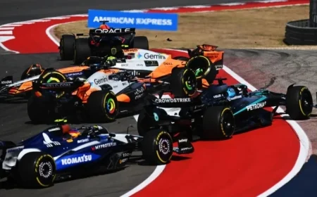 United States GP Sprint: Max Verstappen Triumphs as McLaren’s Lando Norris and Oscar Piastri Crash Out in Start Disaster