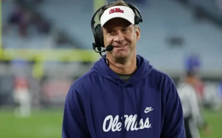 Layla Kiffin Stuns in Ripped Jeans While Cheering on Son Knox at High School Football Game