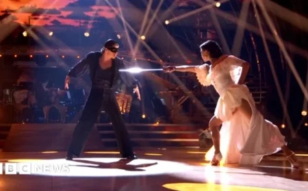 Emmerdale’s Lewis Cope Shines with First Perfect 10 in Strictly Movie Week Finale