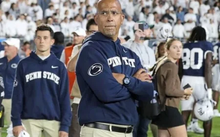 James Franklin Former Penn State Coach Set to Join ESPN College GameDay