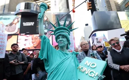 Nationwide ‘No Kings’ Protests Against Trump Ignite Across the U.S.