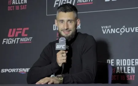 Charles Jourdain Predicts Knockout Finish Against Davey Grant at UFC Vancouver Featherweight Bout