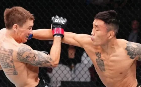 UFC Vancouver Prelim Bout Sees Fighter Achieve Thrilling 21-Second Knockout Victory
