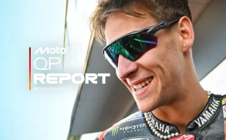 Quartararo Secures Island Pole in Thrilling Finish Bezzecchi Edged Out Miller Joins Front Row