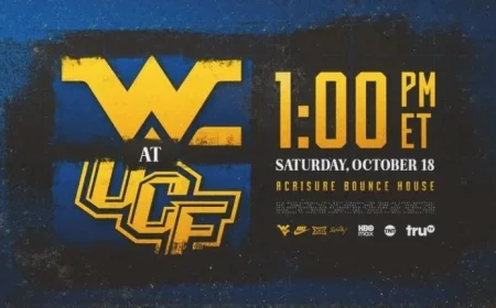 Exciting Showdown as West Virginia Faces UCF in Orlando Game Day