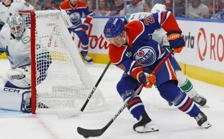 Curtis Lazar Set to Debut for Oilers in Exciting Matchup Against Devils