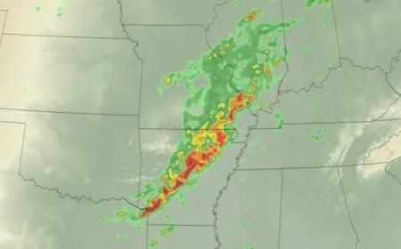 Severe thunderstorms with dangerous winds and isolated tornadoes set to threaten South and Midwest this weekend