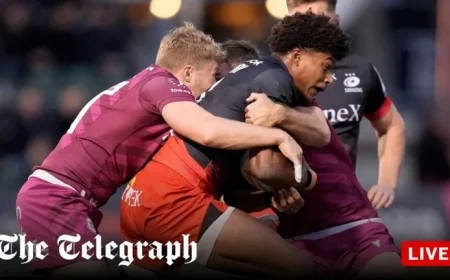 Live updates: Saracens vs Sale Sharks score and latest Premiership news