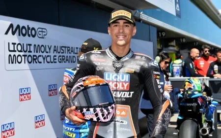Senna Agius Secures Front Row Start in Thrilling Moto2 Race at Phillip Island