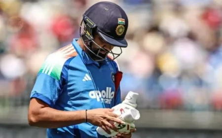 Rohit Sharma Scores Just 8 in ODI Comeback Match: Key Stats
