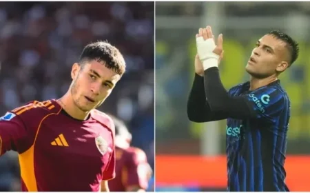 Probable Lineups for Roma vs Inter: Gasperini Backs Soulé While Chivu Pairs with Bonny Upfront