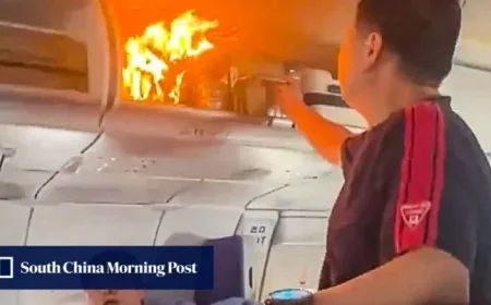 Air China Flight Makes Emergency Landing in South Korea Due to Onboard Battery Fire