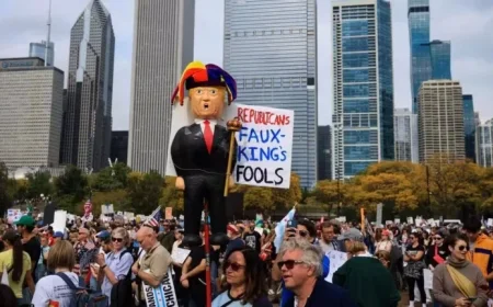 Day Without Kings Protesters Rally Against Trump Across the United States
