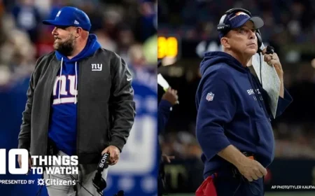 Top 10 Must-Watch Highlights in the Giants vs Broncos Showdown