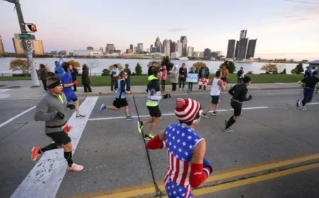 Boost Your Spirit: Windsor’s Line the Drive Event Welcomes 26000 Free Press Marathon Runners