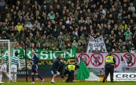 Celtic Fans Disrupt Game with Ball Toss as Dundee Celebrates First Home Win in 37 Years