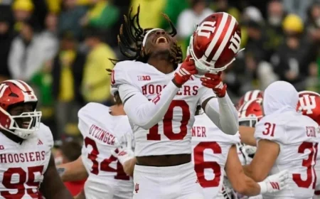 Indiana Climbs to Top 3 as Oklahoma Drops in Latest AP Top 25 Rankings