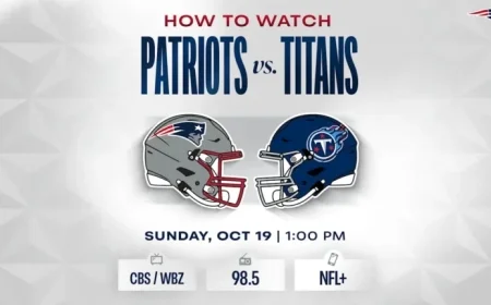 How to Stream and Tune In to Patriots vs Titans Game