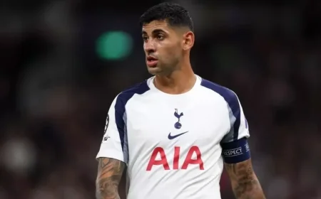 Tottenham Faces New Setback with Cristian Romero Injured During Warm-Up Before Aston Villa Match