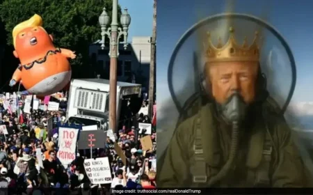 Massive No Kings Protests Surge Across US Cities as Trump Shares Controversial Crown Video