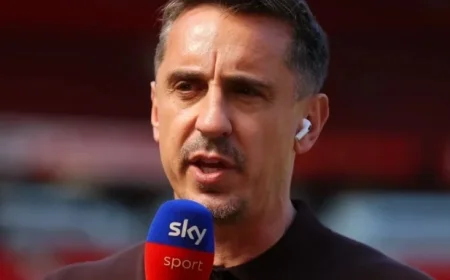 Sky Sports Fans Call for Gary Neville’s Ouster During Liverpool vs Manchester United Showdown
