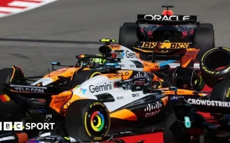 US Grand Prix Drama McLaren Points Finger at Rivals for Piastri-Norris Collision in Sprint Race