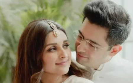 Celebrities Karan Johar Kriti Sanon and Ananya Panday Celebrate Parineeti Chopra and Raghav Chadha’s New Parenthood