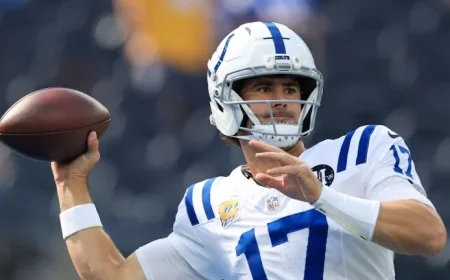 Colts Charge Ahead with 13-3 Lead Over Chargers as Daniel Jones Delivers Touchdown Pass