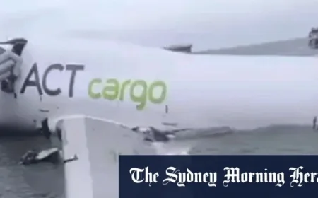 Tragic Cargo Plane Accident in Hong Kong Leaves Two Dead After Runway Skid