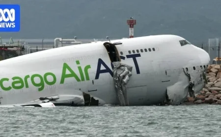 Tragic Cargo Plane Accident in Hong Kong Leaves Two Dead After Runway Incident