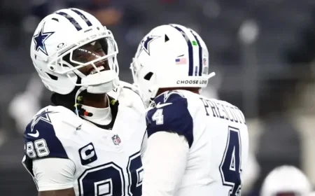 CeeDee Lamb Shines with Long Touchdown in Week 4 Return After Ankle Injury