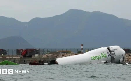 Live Updates: Tragic Cargo Plane Crash in Hong Kong Leaves Two Dead After Skidding Off Runway Into Sea