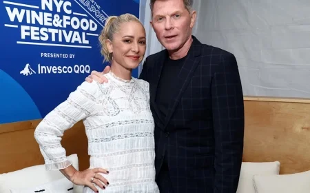 Star presenter and boyfriend show off stunning figures