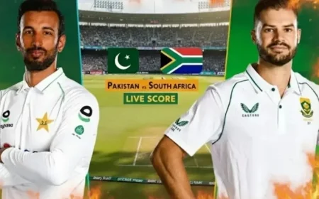 Live Updates PAK vs SA 2nd Test 2025: Shan Masood and Abdullah Shafique Propel Pakistan Past 50 – Complete Scorecard