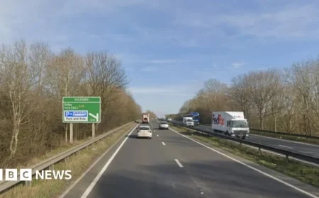 Major Crash Leads to Closure of A64 Near York Between A19 and A1036