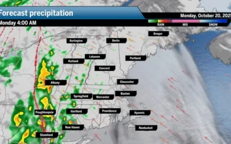 Expect Heavy Downpours and Gusty Winds During Monday Morning Commute