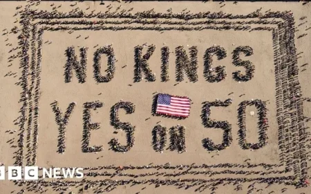 Massive Crowds Rally Nationwide at Anti-Trump Protests Emphasizing No Kings