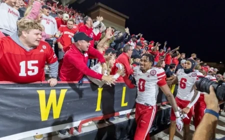 Nebraska vs Northwestern Football Showdown Announced on University of Nebraska Athletics Website