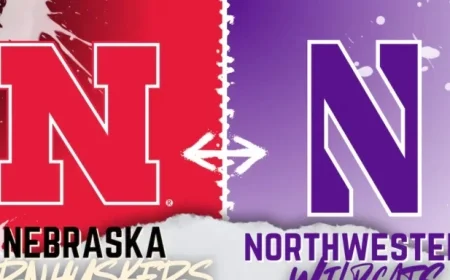 Huskers Reveal Kickoff Time for Northwestern Clash