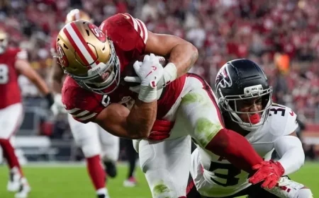 San Francisco 49ers Dominate Atlanta Falcons 20-10 with Christian McCaffrey’s Two Touchdowns